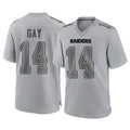 LV.Raiders #14 Matt Gay Player Gray Atmosphere Fashion Limited Game Ldoa Stitched Jerseys