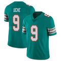 M.Dolphins #9 Joshua Uche Player Aqua Limited Alternate Vapor Untouchable Home Game Ldoa Stitched Jerseys