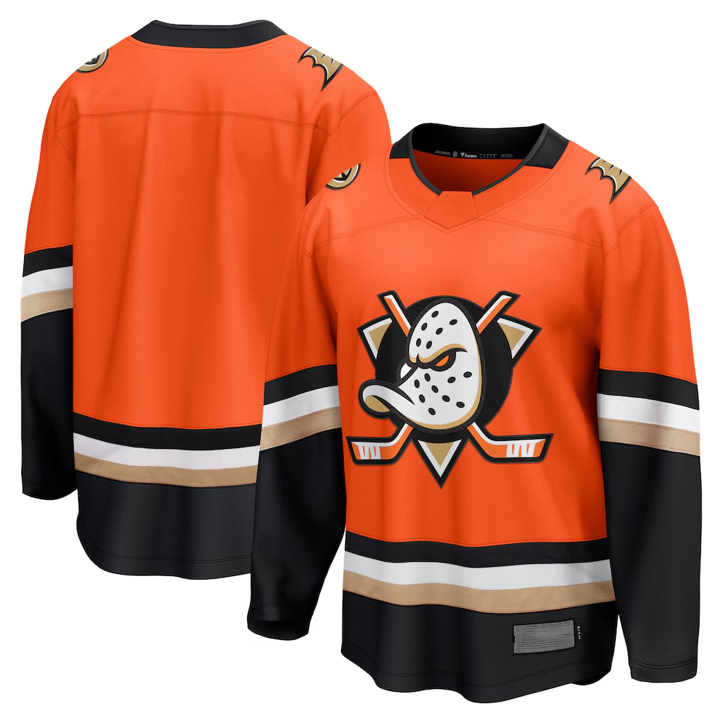 Tuec A.Ducks Orange Home Breakaway Jerseys