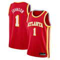 Ldoa A.Hawks #1 Jalen Johnson Red Fast Break Replica Jerseys - Icon Edition