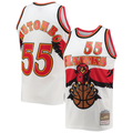 Ldoa A.Hawks #55 Dikembe Mutombo Mitchell & Ness White 199697 Hardwood Classics Swingman Jerseys