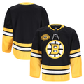 Tuec B.Bruins Black 100th Anniversary Authentic Pro Stitched Jerseys