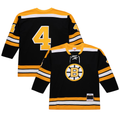 Tuec B.Bruins #4 Bobby Orr Mitchell & Ness Black Big & Tall 197172 Blue Line 2.0 Stitched Jerseys