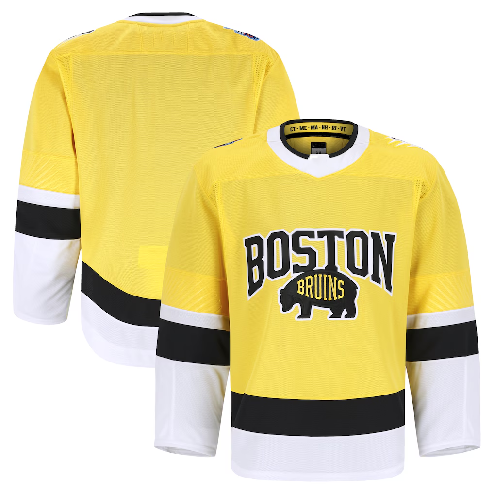 Tuec B.Bruins Gold 2026 Stadium Series Authentic Pro Stitched Jerseys