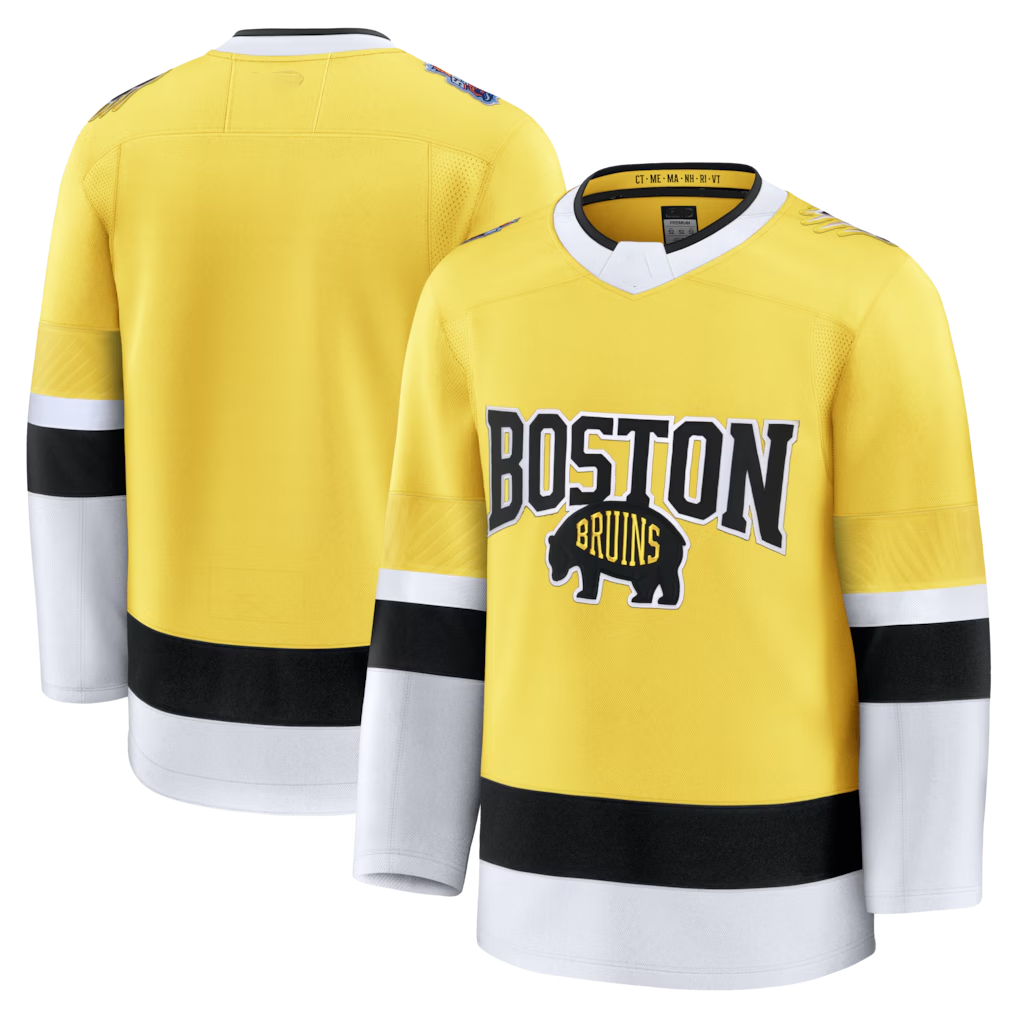 Tuec B.Bruins Gold 2026 Stadium Series Premium Jerseys