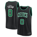 Ldoa B.Celtics #0 Jayson Tatum  Black Fast Break Replica Player Jerseys - Statement Edition
