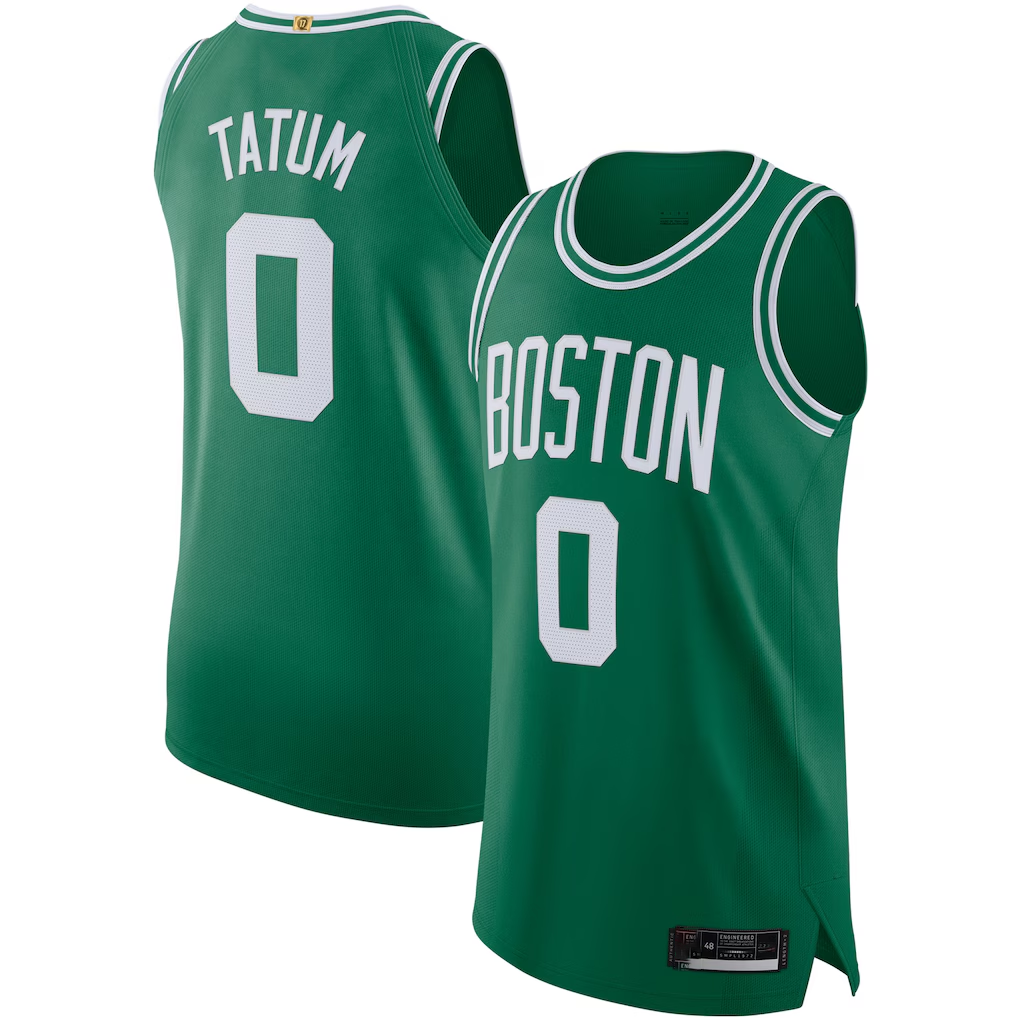 Ldoa B.Celtics #0 Jayson Tatum Kelly Green Authentic Jerseys - Icon Edition