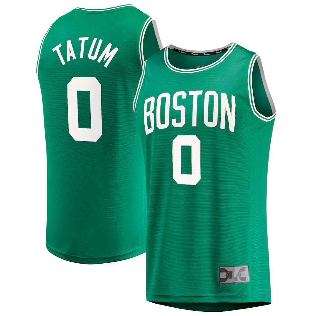Ldoa B.Celtics #0 Jayson Tatum  Kelly Green Fast Break Replica Jerseys - Icon Edition