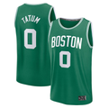 Ldoa B.Celtics #0 Jayson Tatum  Kelly Green Fast Break Replica Player Jerseys - Icon Edition