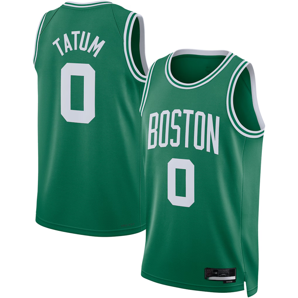 Ldoa B.Celtics #0 Jayson Tatum Kelly Green Swingman Jerseys - Icon Edition