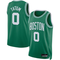 Ldoa B.Celtics #0 Jayson Tatum Kelly Green Swingman Jerseys - Icon Edition