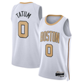 Ldoa B.Celtics #0 Jayson Tatum White 2025 2026 Swingman Jerseys - City Edition