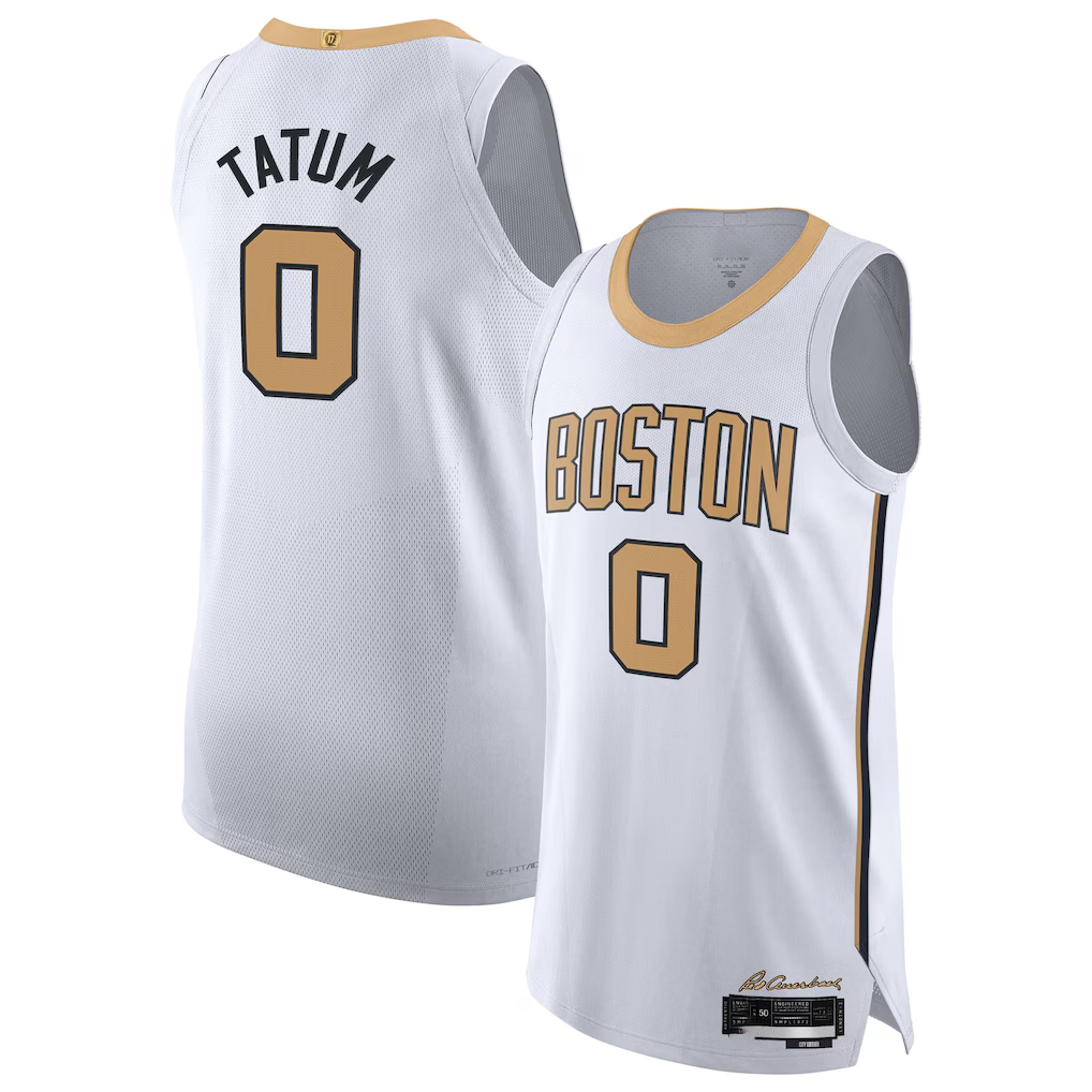 Ldoa B.Celtics #0 Jayson Tatum White 202526 Authentic Jerseys - City Edition