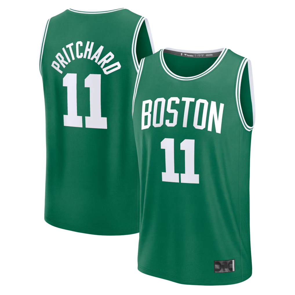 Ldoa B.Celtics #11 Payton Pritchard Kelly Green Fast Break Replica Jerseys - Icon Edition