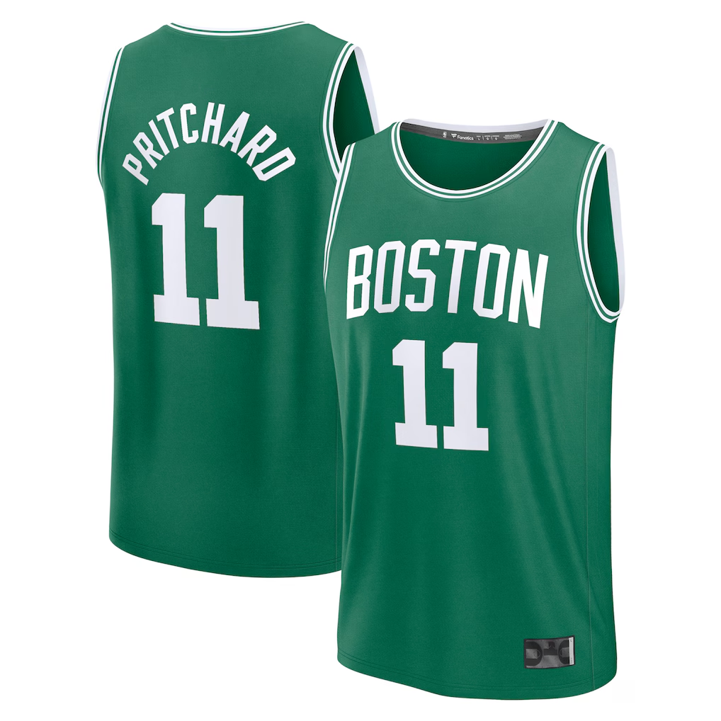 Ldoa B.Celtics #11 Payton Pritchard Kelly Green Fast Break Replica Player Jerseys - Icon Edition
