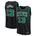Ldoa B.Celtics #13 Paul George Black Fast Break Replica Jerseys - Statement Edition