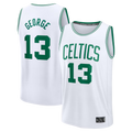 Ldoa B.Celtics #13 Paul George  White Fast Break Replica Jerseys - Association Edition