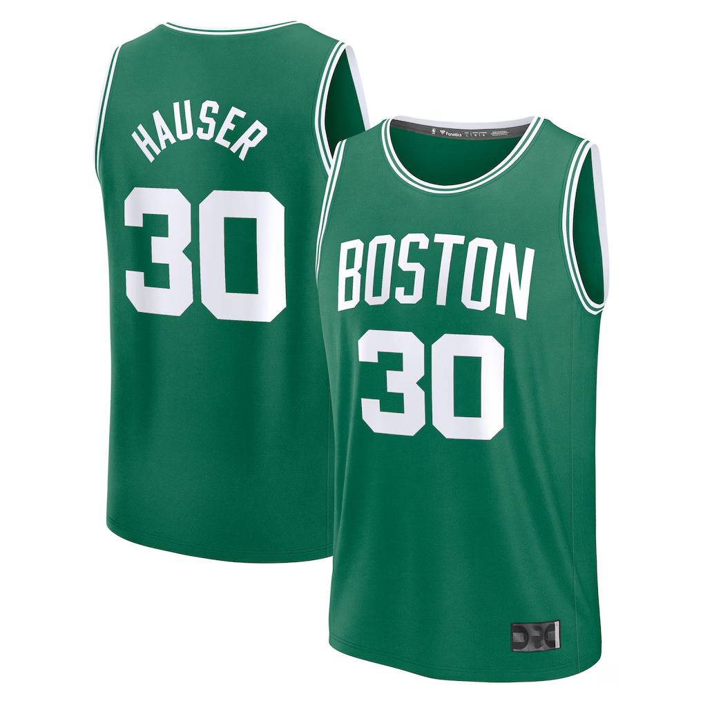 Ldoa B.Celtics #30 Sam Hauser Kelly Green Fast Break Replica Player Jerseys - Icon Edition