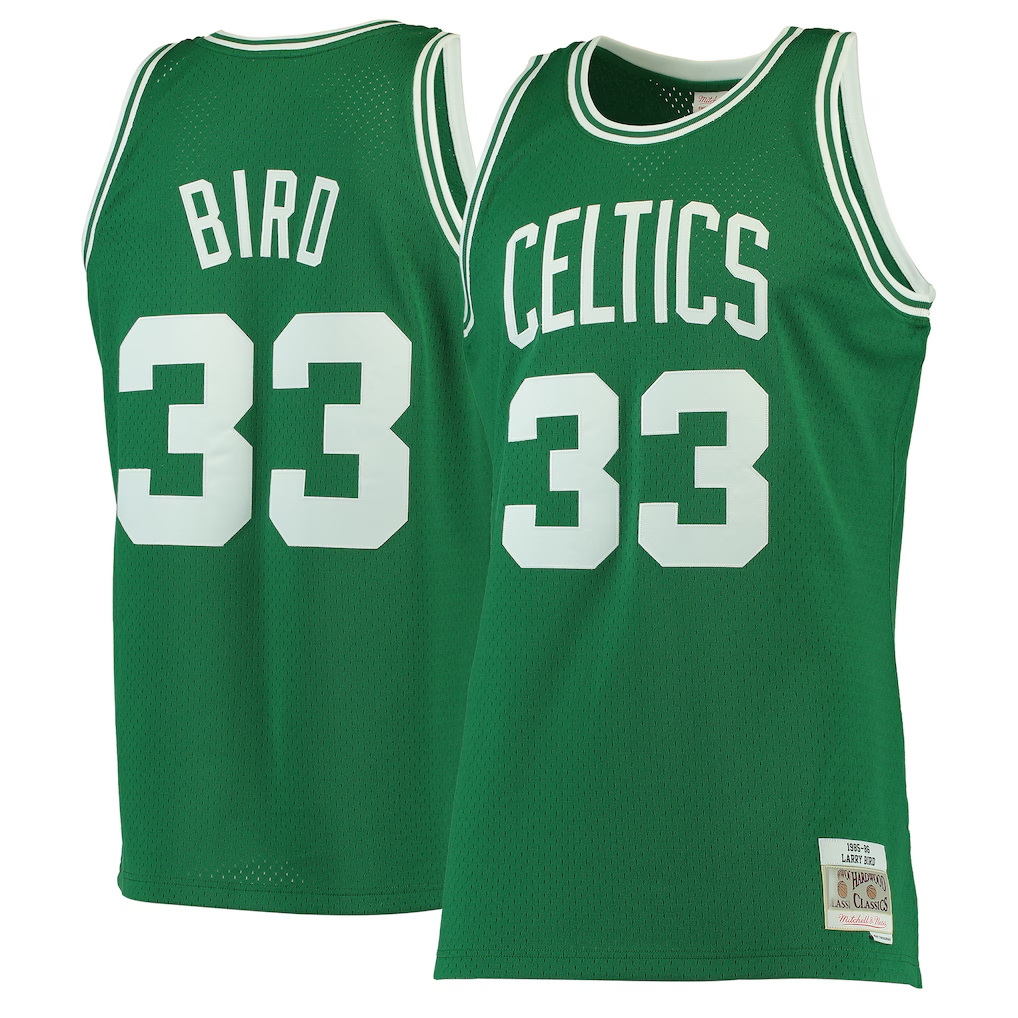 Ldoa B.Celtics #33 Larry Bird Mitchell & Ness Kelly Green Hardwood Classics Swingman Jerseys