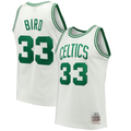 Ldoa B.Celtics #33 Larry Bird Mitchell & Ness White Hardwood Classics 198586 Swingman Jerseys