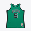 Ldoa B.Celtics #5 Kevin Garnett Mitchell & Ness Kelly Green 2007-08 Hardwood Classics Authentic Jerseys