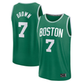 Ldoa B.Celtics #7 Jaylen Brown  Kelly Green Fast Break Replica Player Jerseys - Icon Edition