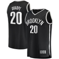 Ldoa B.Nets #20 Day'Ron Sharpe  Black Fast Break Replica Jerseys - Icon Edition