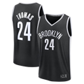 Ldoa B.Nets #24 Cam Thomas Black Fast Break Replica Jerseys - Icon Edition
