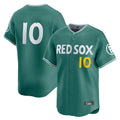 Ldoa B.Red Sox #10 Trevor Story Player Green City Connect Limited Home Game Stitched Jerseys