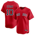 Ldoa B.Red Sox #10 Trevor Story Player Red Limited Home Game Stitched Jerseys