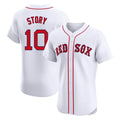 Ldoa B.Red Sox #10 Trevor Story Player White Limited Elite Home Game Stitched Jerseys