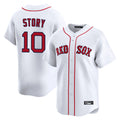 Ldoa B.Red Sox #10 Trevor Story Player White Limited Home Game Stitched Jerseys