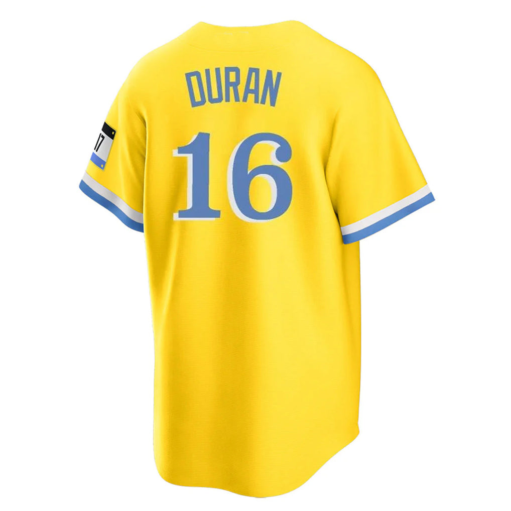 Ldoa B.Red Sox #16 Jarren Duran Player Yellow Home Game Stitched Jerseys