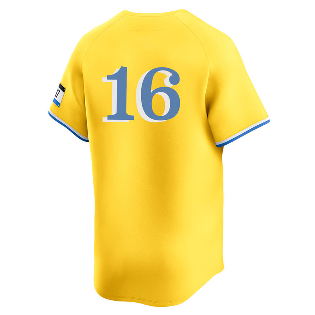 Ldoa B.Red Sox #16 Jarren Duran Player Yellow Limited Home Game Stitched Jerseys