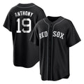 Ldoa B.Red Sox #19 Roman Anthony Player Black Home Game Stitched Jerseys