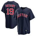 Ldoa B.Red Sox #19 Roman Anthony Player Navy Home Game Stitched Jerseys