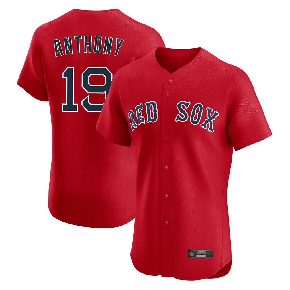 Ldoa B.Red Sox #19 Roman Anthony Player Red Limited Elite Home Game Stitched Jerseys