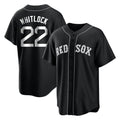 Ldoa B.Red Sox #22 Garrett Whitlock Player Black Home Game Stitched Jerseys