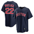Ldoa B.Red Sox #22 Garrett Whitlock Player Navy Home Game Stitched Jerseys