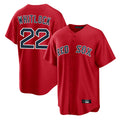 Ldoa B.Red Sox #22 Garrett Whitlock Player Red Home Game Stitched Jerseys