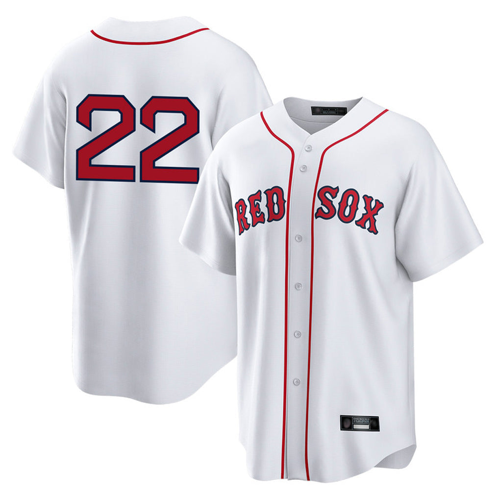 Ldoa B.Red Sox #22 Garrett Whitlock Player White Home Game Stitched Jerseys