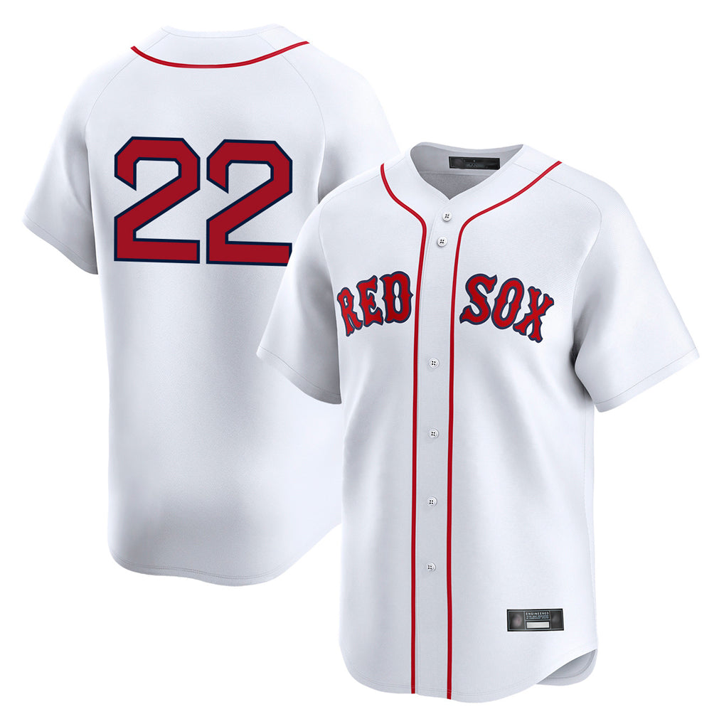 Ldoa B.Red Sox #22 Garrett Whitlock Player White Limited Home Game Stitched Jerseys