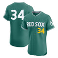 Ldoa B.Red Sox #34 David Ortiz Player Green City Connect Limited Elite Home Game Stitched Jerseys