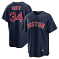 Ldoa B.Red Sox #34 David Ortiz Player Navy Home Game Stitched Jerseys