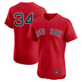 Ldoa B.Red Sox #34 David Ortiz Player Red Limited Elite Home Game Stitched Jerseys