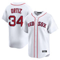 Ldoa B.Red Sox #34 David Ortiz Player White Limited Home Game Stitched Jerseys