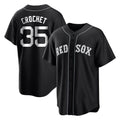 Ldoa B.Red Sox #35 Garrett Crochet Player Black Home Game Stitched Jerseys