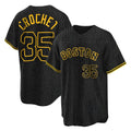 Ldoa B.Red Sox #35 Garrett Crochet Player Black Snake Skin City Home Game Stitched Jerseys