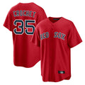 Ldoa B.Red Sox #35 Garrett Crochet Player Red Home Game Stitched Jerseys
