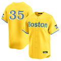Ldoa B.Red Sox #35 Garrett Crochet Player Yellow Limited Home Game Stitched Jerseys
